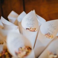 Personalised Wedding Confetti Cones