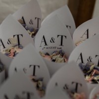 Personalised Wedding Confetti Cones