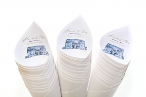 Bespoke Wedding Confetti Cones and Biodegradable Wedding Confetti