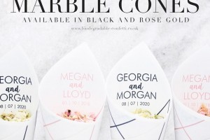 NEW Wedding Confetti Cones