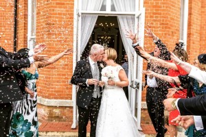 Confetti Moment Using Biodegradable Wedding Confetti