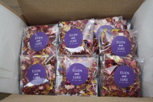 Personalised Wildflower Envelopes Ellen & Luke