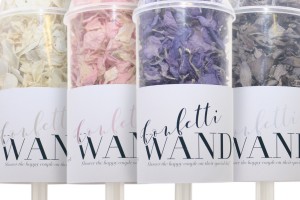 Confetti Wands With Biodegradable Wedding Confetti