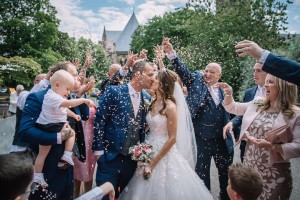 Rachel and Liam's Stunning Confetti Moment!