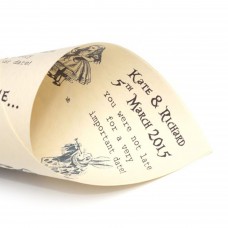Alice in Wonderland Confetti Cones