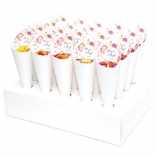 Fleur Confetti Cone Package