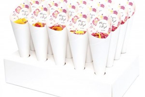 Fleur Wedding Confetti Cones And Biodegradable Confetti