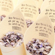 Modern Hooray Confetti Cones