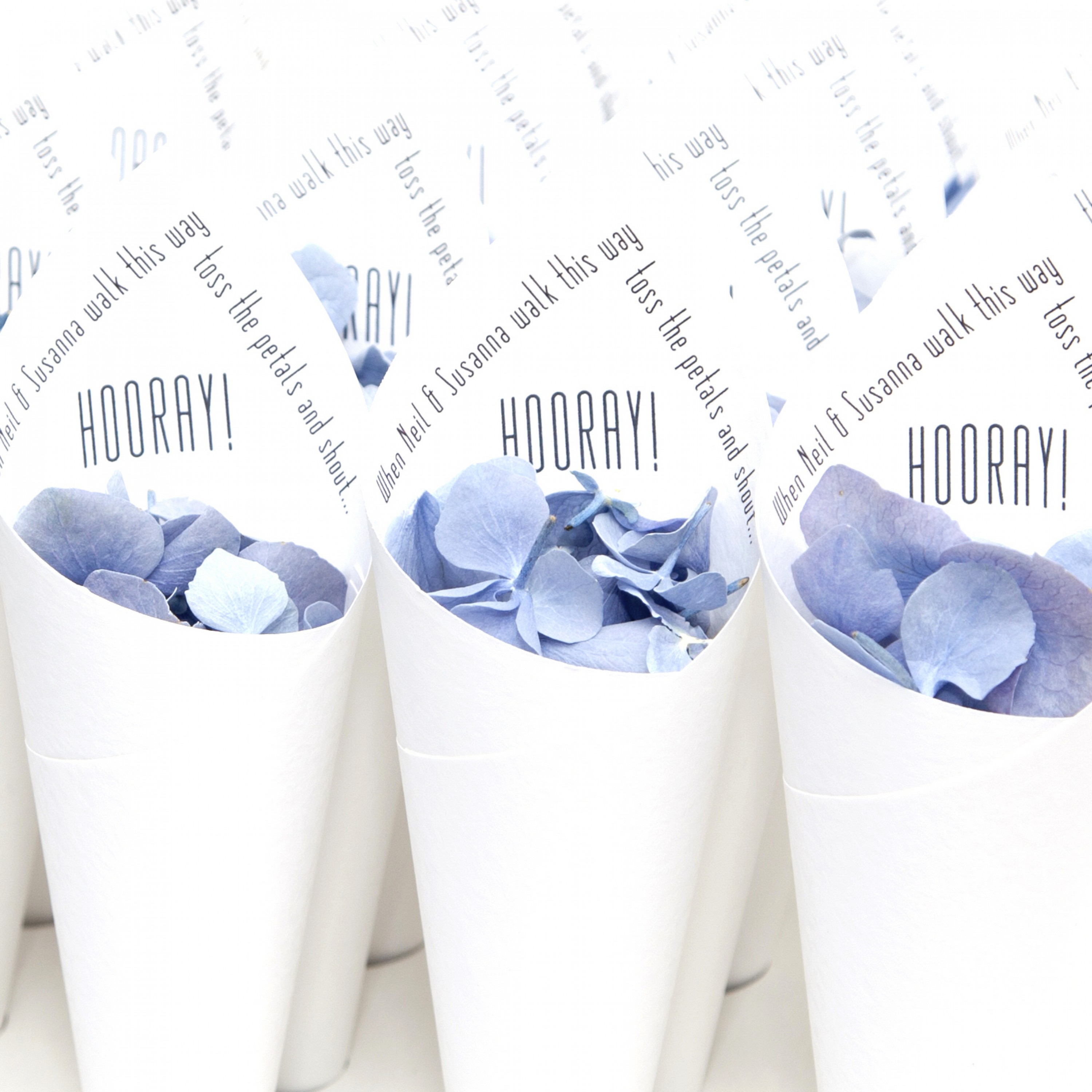 Hooray Confetti Cones