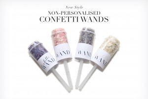 New Style Non-Personalised Confetti Wands