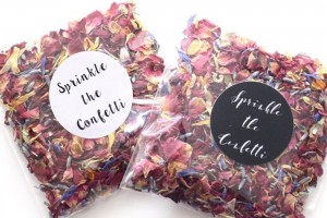 Wedding Confetti On A Budget - Biodegradable Wedding Confetti