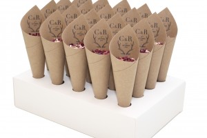 Display Your Confetti Cones With Our Stands