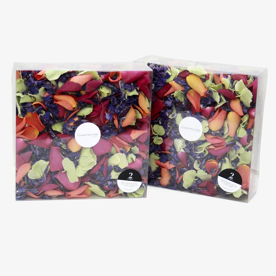 Create Your Own Biodegradable Wedding Confetti Mix